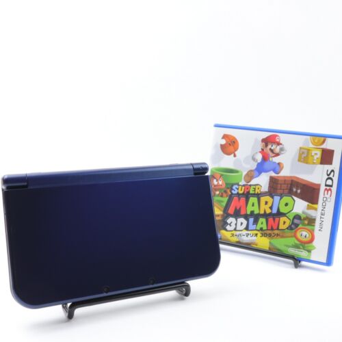New Nintendo 3DS LL XL Console Top IPS LCD Metallic Blue Near Mint / Region Free