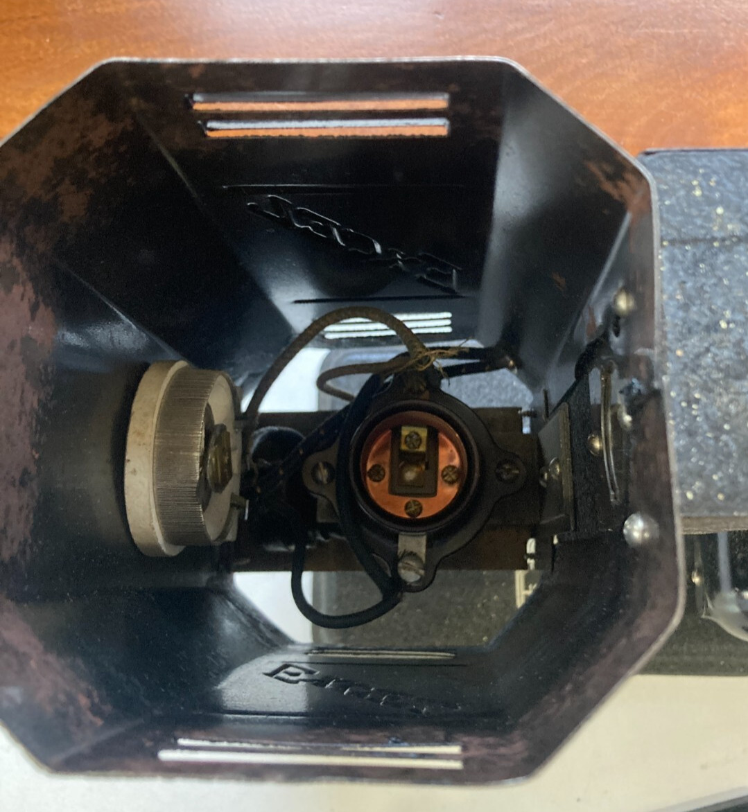 Vintage Excel 16mm Motion Picture Projector w Orig Box & Instructions Chicago IL