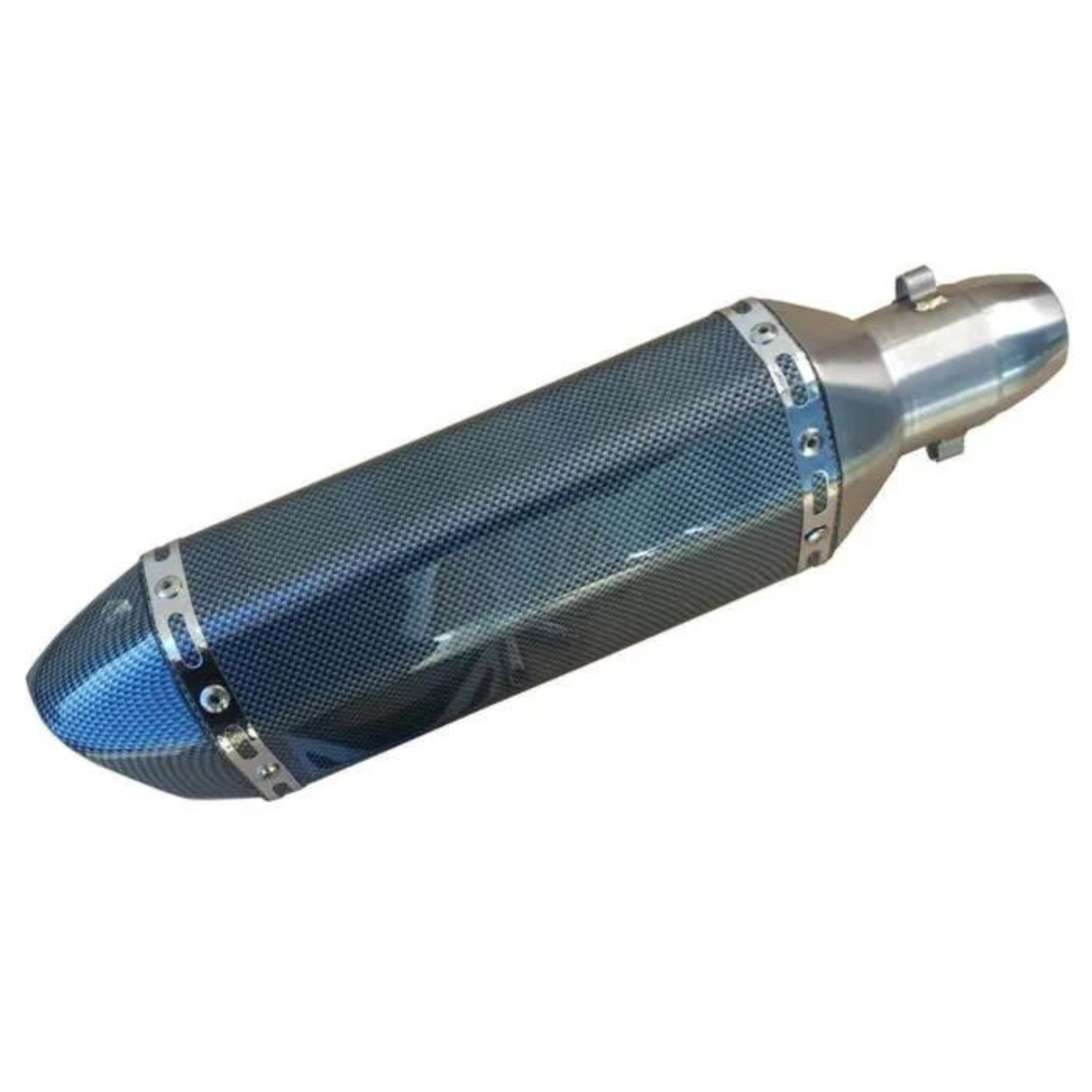 Silencieux moto 38-51mm en carbone pour remplacer un pot rouille ou bruyant