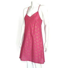 PLUM PRETTY SUGAR Beautiful Coral Pink Tea Dress Summer Skater size Medium - 187