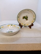 John Deere Gibson Set Of 2 Cereal Bowls 6.5"
