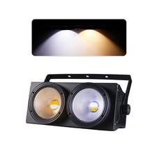 200W LED Blinder Stage Par Light with COB Light, 2-Head Cool  Warm White 2 i...