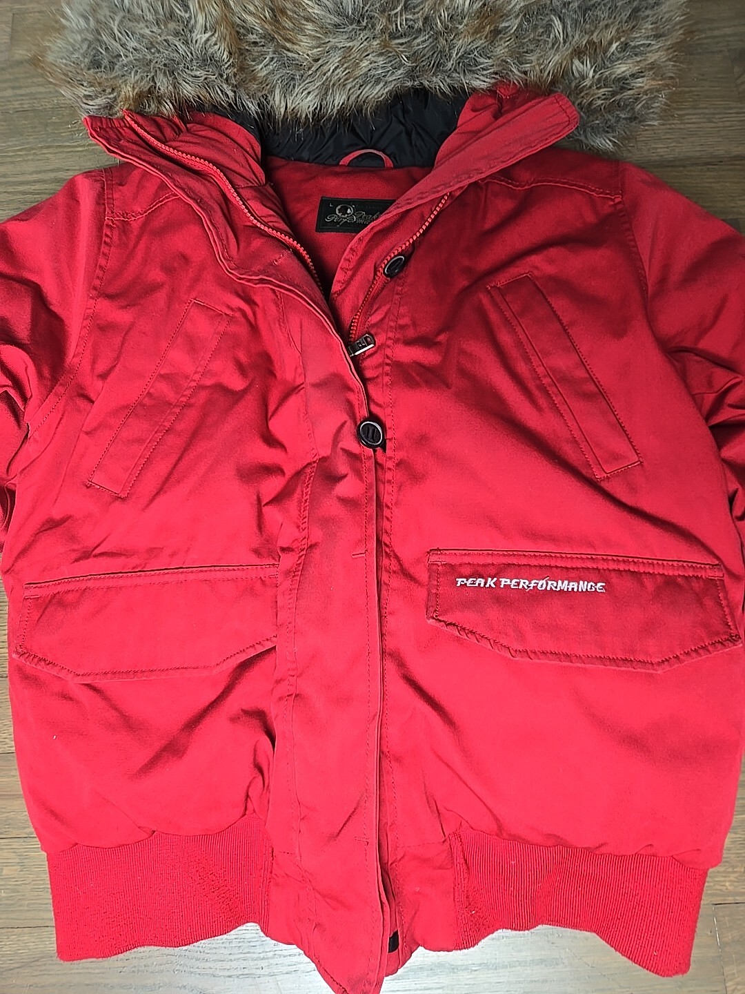 Peak Performance Puffer Down Sz L Jacket Feather … - image 6