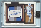 2023 Panini One Jahmyr Gibbs Rookie Autograph Bronze Dual Patch Auto /49 Encased
