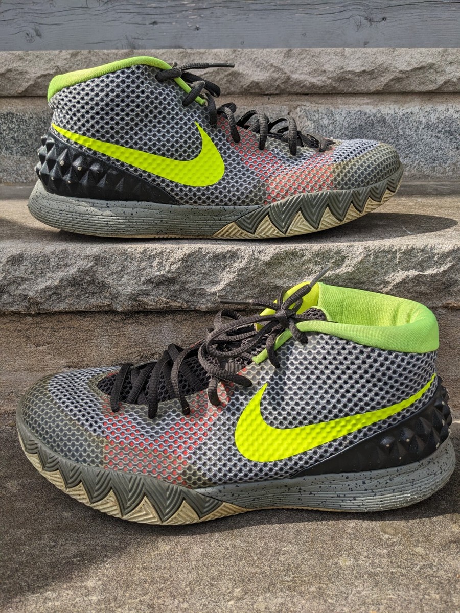 Nike Mens Kyrie 1 The Dungeon Deep Pewter Basketball Shoes  display picture 3