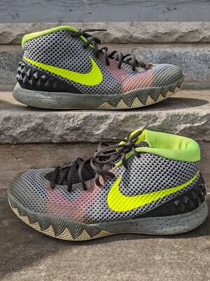 Nike Mens Kyrie 1 The Dungeon Deep Pewter Basketball Shoes Size 10 705277-270