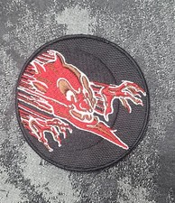 TOPPA PATCH Scratch SESTO 6 STORMO RICAMATA  con Velcro M.eF cucito Diametro 9CM