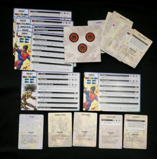 Marvel Crisis Protocol Sunspot and Warlock ONLY Rules Cards NO MINIS X-Men