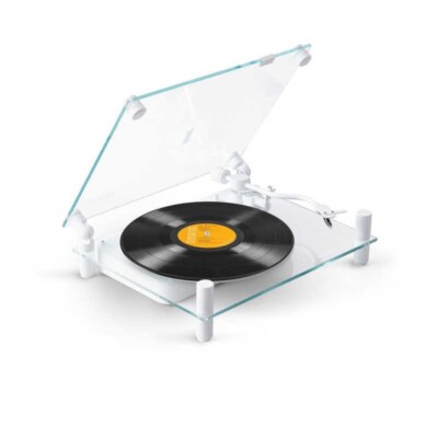 TRANSPARENTSPEAKER Bluetooth-enabled turntable TT-W