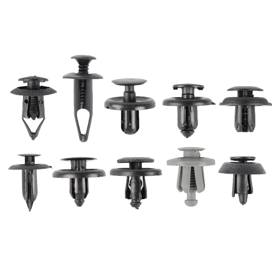 100X Bumper Fender Fastener Clips For Fiat Ford Foton Giant Motors GMC Honda Kia - Image 4 of 4
