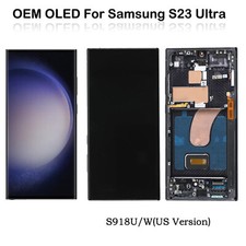 OEM AMOLED For Samsung Galaxy S23 Ultra 5G S918U/W LCD Display Screen Assembly