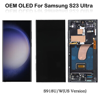 For Samsung Galaxy S23 Ultra 5G S918U/W OEM AMOLED LCD Display