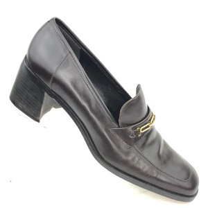 nine west heeled loafers