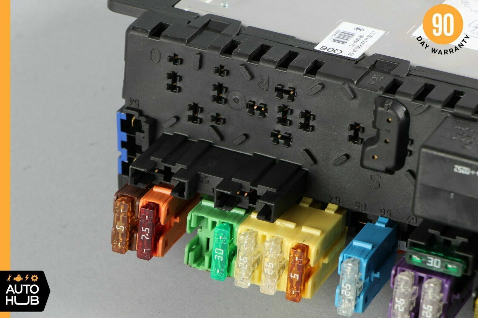 03-12 Mercedes R230 SL500 SL550 SL55 AMG Rear SAM Fuse Box Relay Module OEM