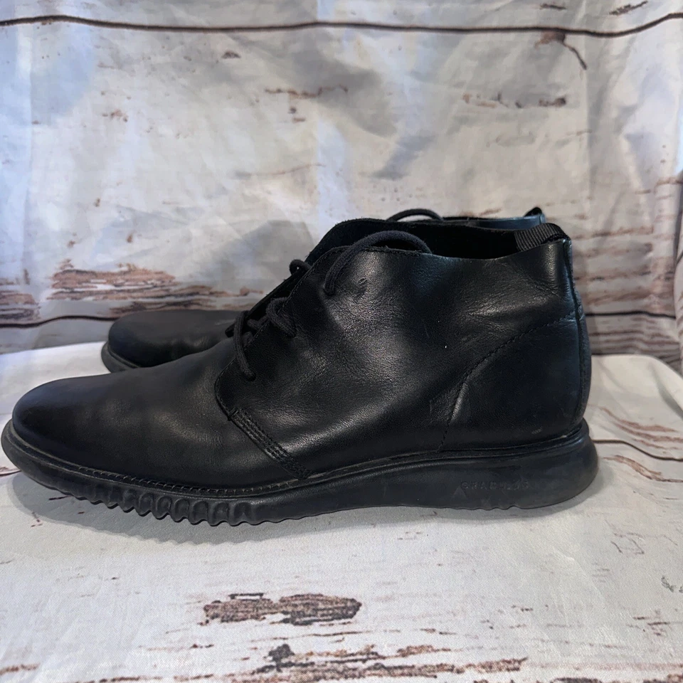 Bota Cole Haan Masculina 2.ZeroGrand Chukka Estilo Preto C26198 - Imagem 3 de 4
