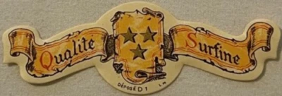 Antique Vintage 1920s - 1930s Qualite Surfine Alcohol Neck Label, - Image 1 of 3