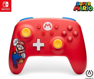 PowerA Wireless Controller For Nintendo Switch - Mario Joy, Nintendo Switch -
