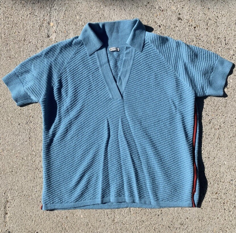 RACHEL COMEY アルパカニットセーター S rachel comey blue alpaca knit v neck sweater top | eBay