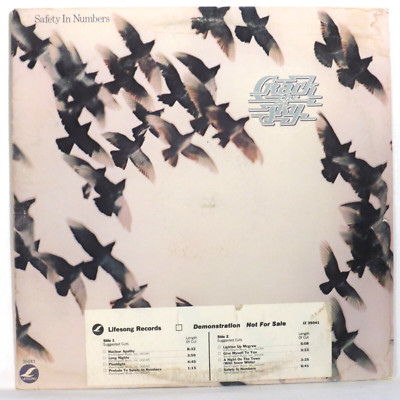 CRACK THE SKY    Safety In Numbers   1978 US WL Promo LP  EX