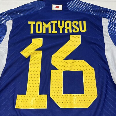 NWT FIFA AFC Takehiro Tomiyasu Japan Blue Adidas 2022 Home Jersey