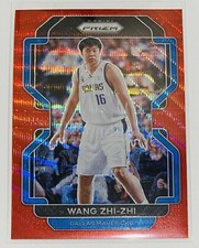 2021-22 Panini Prizm Wang Zhi Zhi Ruby Wave Prizm #273 NBA Dallas Mavericks
