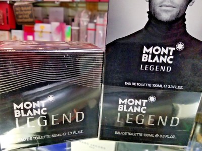 Monc Blanc LEGEND EDT Toilette 1.7 oz 50 ml or 3.3 oz 100 ml * NEW IN SEALED BOX