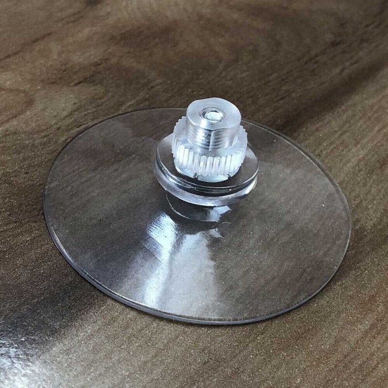 10pcs Strong Suction Cups w/ M4 Screw Rod Knurled Hook Clear Kitchen Glass 2025