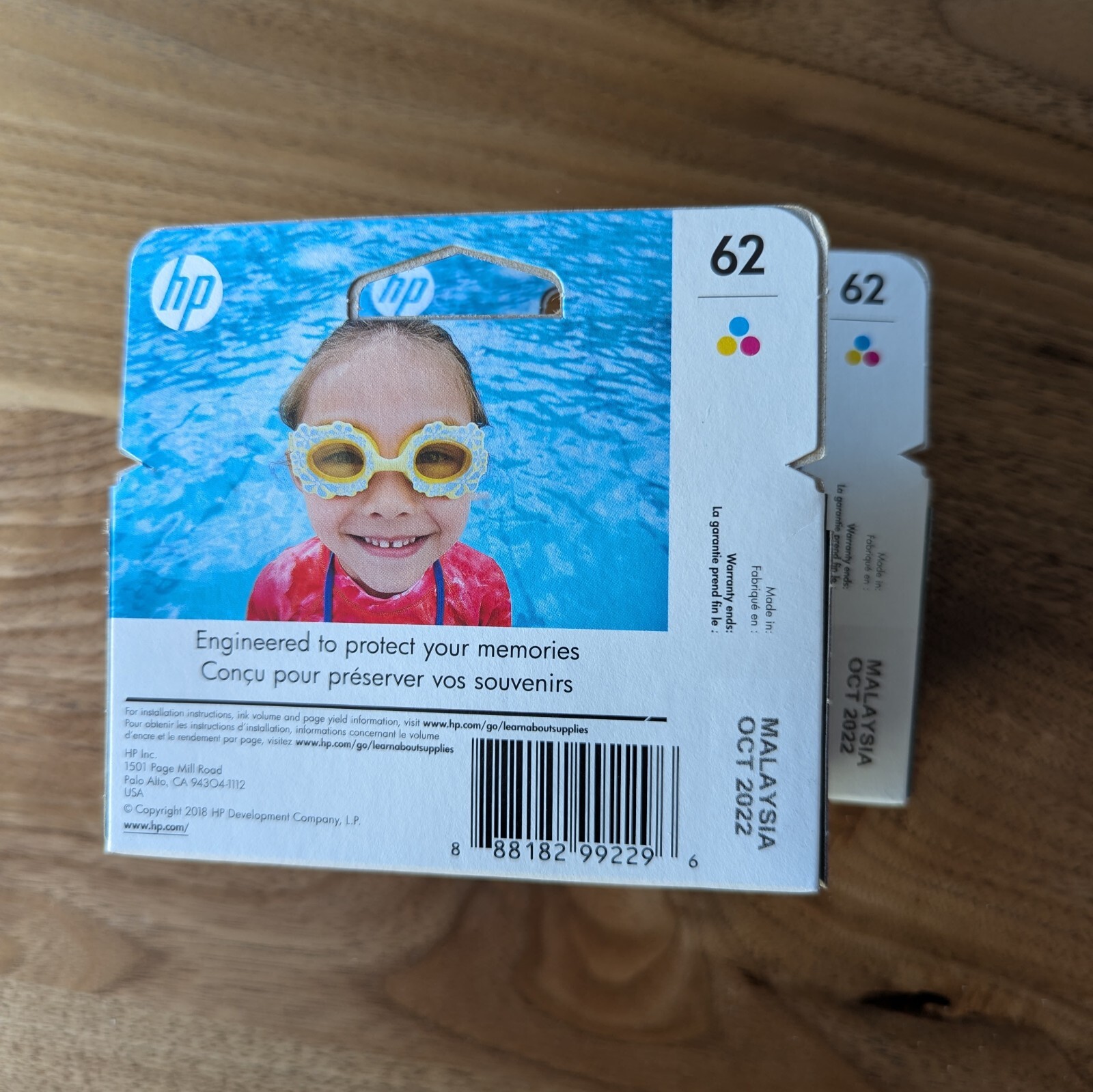 HP 62 (C2P06AN) Tri-color Ink Cartridge for sale online | eBay 