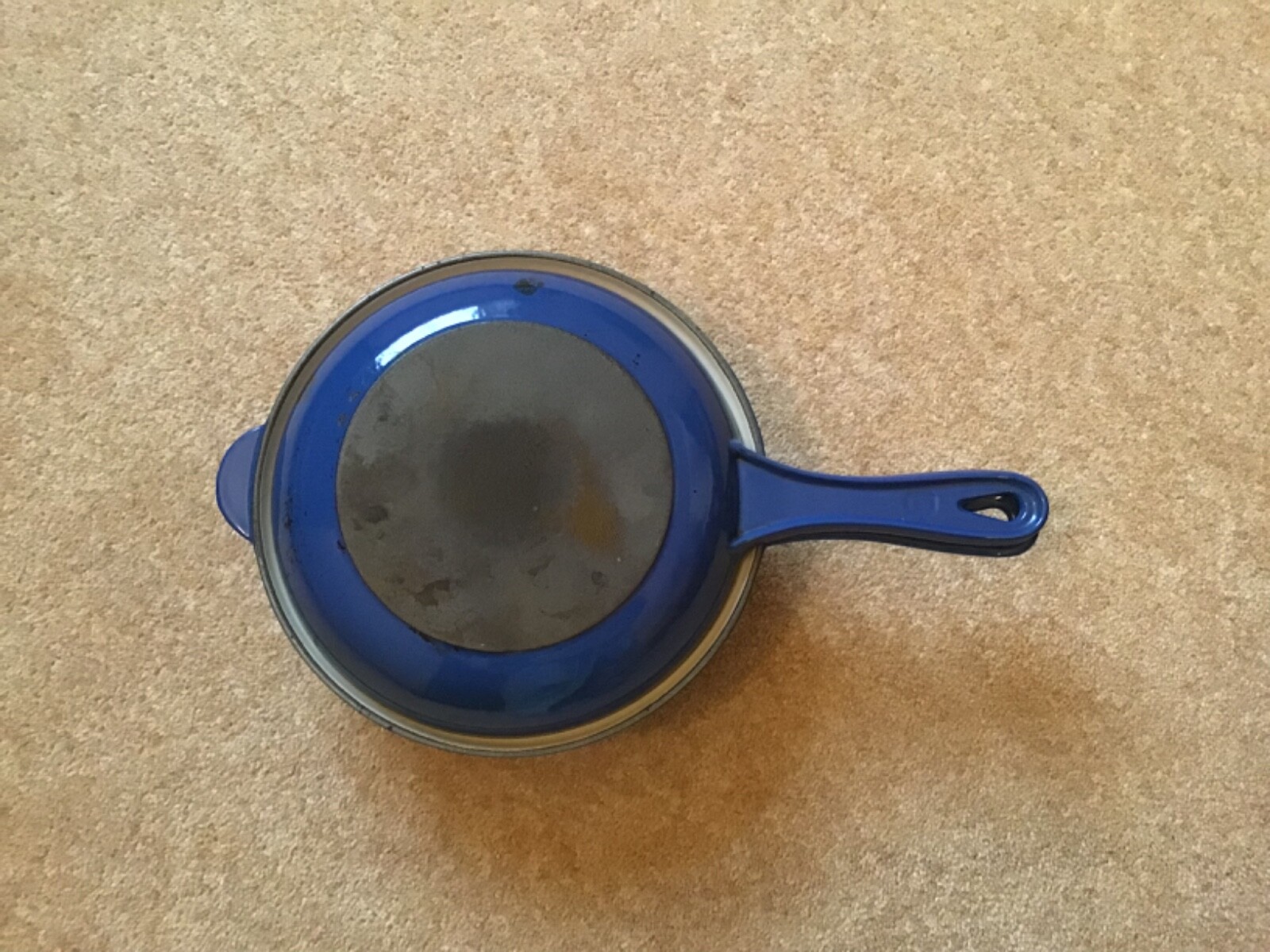Le Creuset Blue 3 in 1 Marmitout Saucepan/Frying Pan 22 cm eBay