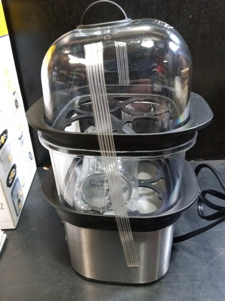 Bella Double Tier Egg Cooker for Soft Medium or Hard Boiled Eggs Fast Bella Double Tier Egg Cooker for Soft Medium or Hard Boiled Eggs Fast