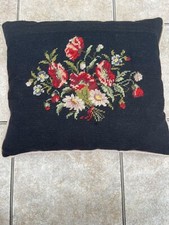 embroidered pillow cover