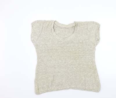 Matalan Damen Beige Baumwollmischung Pullover Größe 18