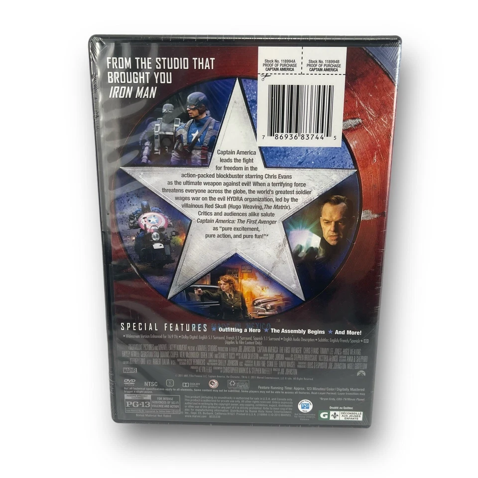 DVD Captain America The First Avenger Movie - Image 2 of 4