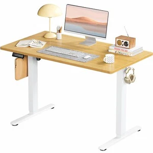 24x40 Inches Standing Desk Hauteur réglable avec gestion de câble naturel