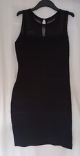 Bllack lacey bodycon dress Roman size 14 length 103 cm new without tag REDUCED