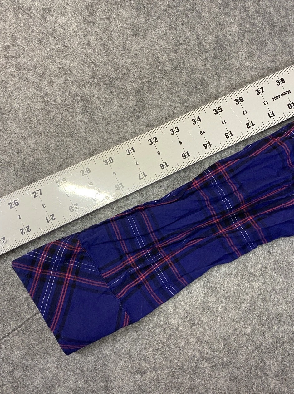 UNDERCOVER Camicia da notte Victoria's Secret taglia grande abito pigiama a quadri filo metallizzato