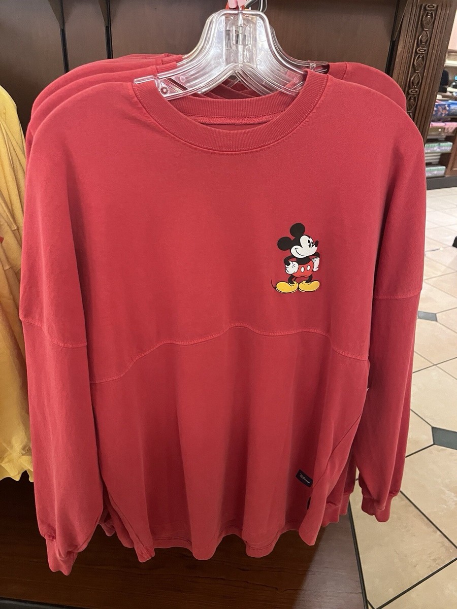 ☆Disneyland限定☆Spirit Jersey ミッキー レッド x ブラック 2025 Disney Parks Mickey Mouse Red Spirit Jersey Adult L XL