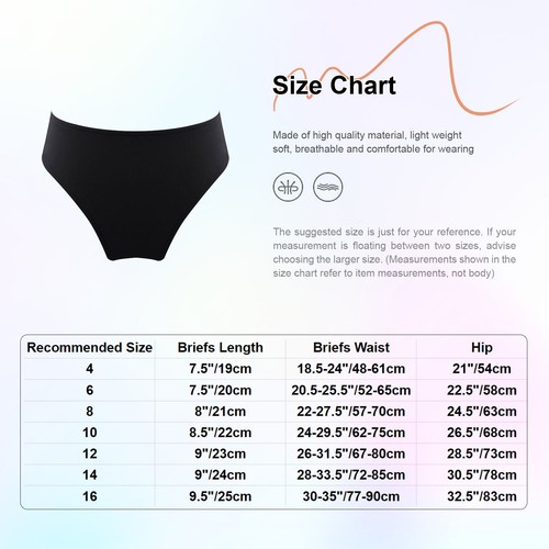 Kids Girl Swim Bottoms Briefs for Beach Pool Swimming Bathing Suit Knickers - Picture 28 of 112
