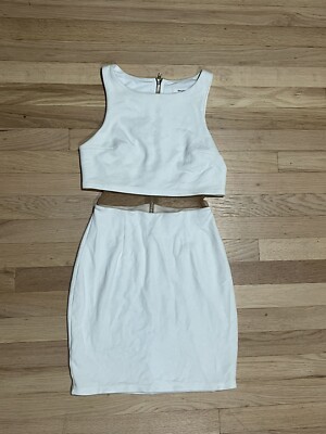Bailey 44 White Cut Out Mesh Dress XS | eBay