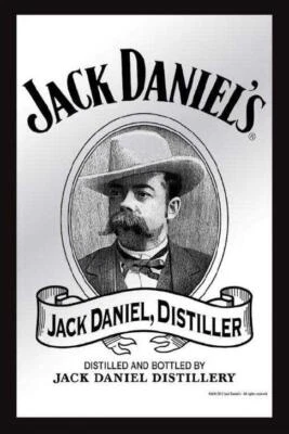 Jack Daniels Whisky Spiegel Mirror Wandspiegel Bar Partykeller Kneipe 20x30cm - Bild 1 von 2