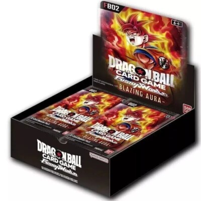 Dragon Ball Super Card Game Fusion World Blazing Aura FB02 Booster Box 24 Packs
