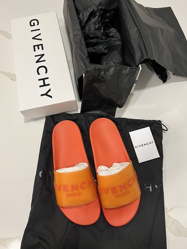 Men’s Givenchy Slides (EUR: 43) (Neon Orange) - 第 1/4 張圖片