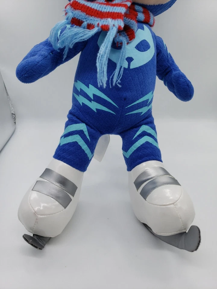 PJ MasksCATBOYPlush Doll 15” w/ Scarf & Ice Skates Winter Wonderland Rare - Image 3 of 4