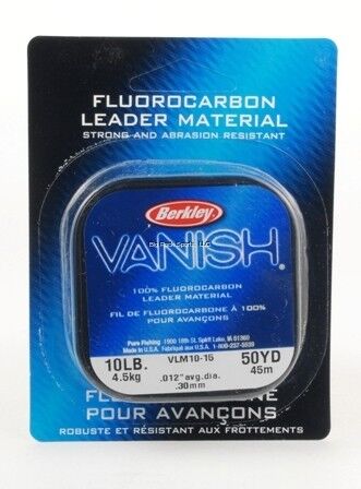 100% Pure Fluorocarbon Leader Material Fishing Line Clear 6/8/10