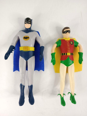BATMAN & ROBIN NJCROCE BENDABLE TOY ACTION FIGURES - DC Comics