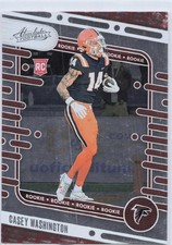 2024 Panini Absolute #101 Casey Washington Rookie Card. rookie card picture