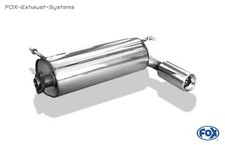 Sportauspuff Suzuki Jimny Bj. 1998-2005 1x80mm rund mit Abs.