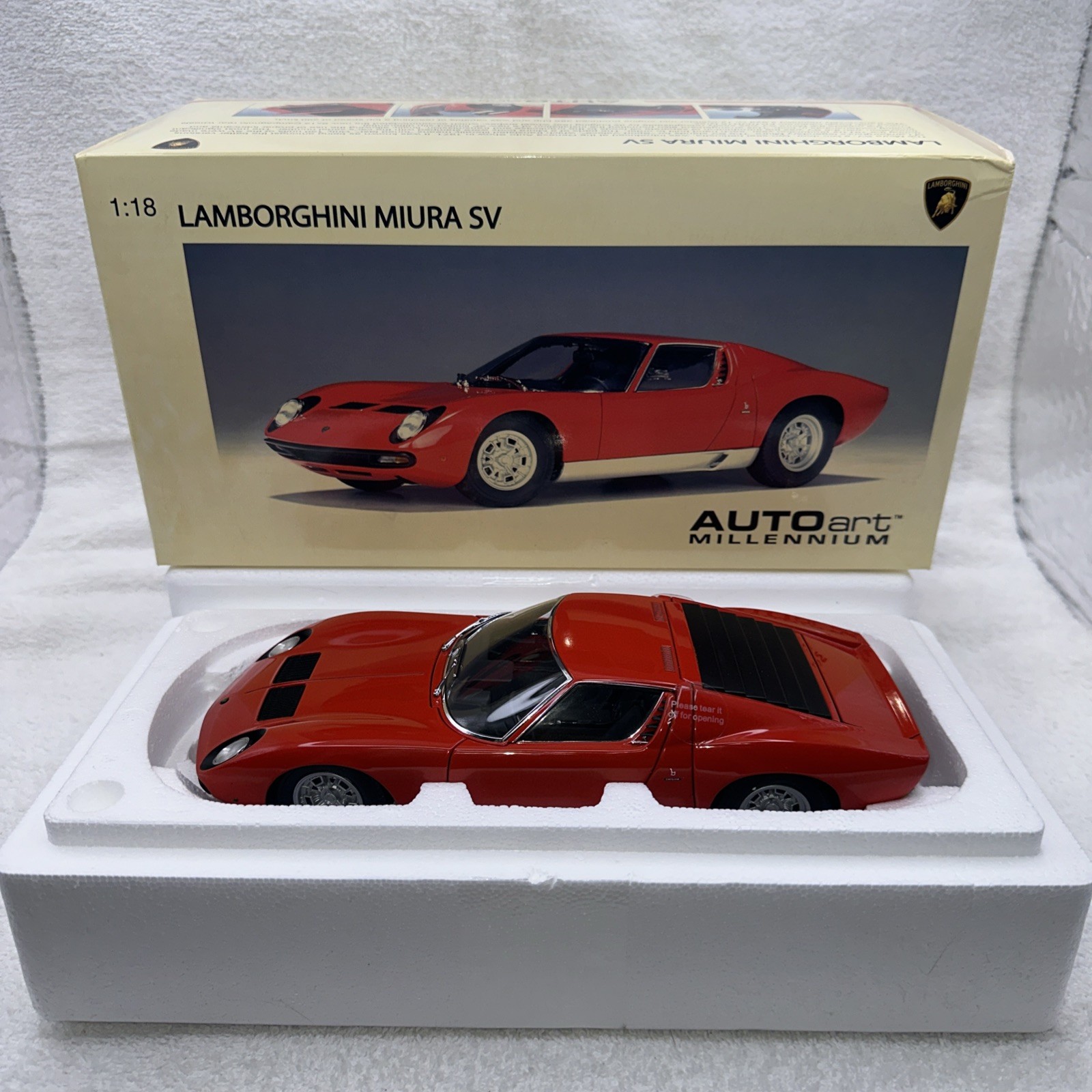 AUTOart Lamborghini Miura SV Red 74543