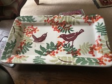 Emma Bridgewater ROWAN OBLONG PLATE - NEW & FIRST - AUTUMN