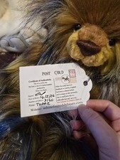 White Fox Bears Topaz, New With Tags, Ltd Edition 3 Of 60.